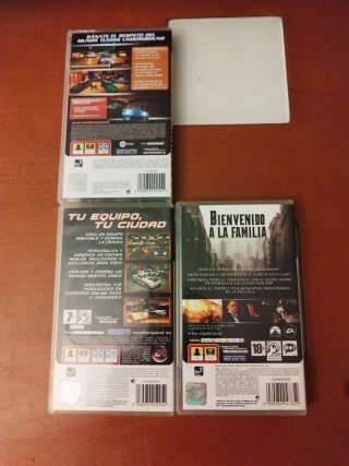 Juegos PSP EA Need for Speed y El Padrino