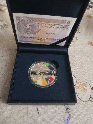Moneda 10€ Euro 2024 Alemania Certificado Autentic