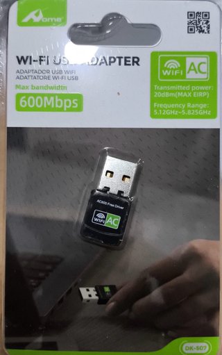 Adaptador WiFi USB Nome AC600 600Mbps