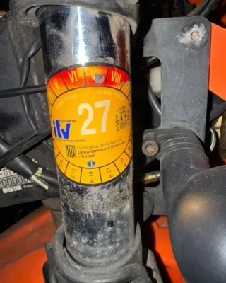 Moto MH 49cc Enduro/Motocross Naranja