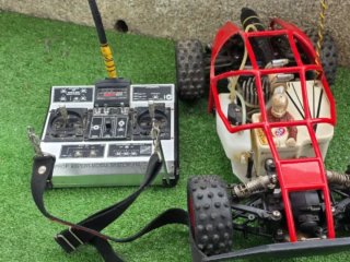 Buggy RC Gasolina Vintage OS + Emisora Graupner