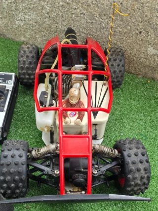 Buggy RC Gasolina Vintage OS + Emisora Graupner