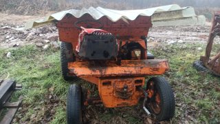 Dumper Multitor Tracción Simple Naranja