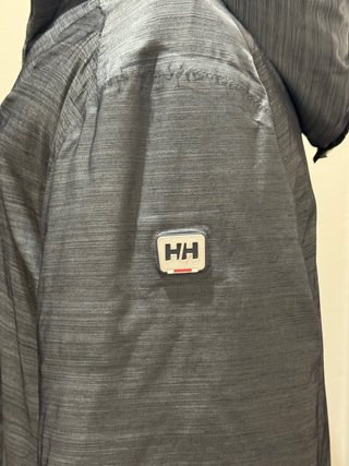 Parka Helly Hansen mujer L gris con capucha