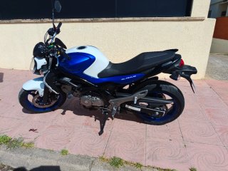 Suzuki Gladius Azul y Blanca