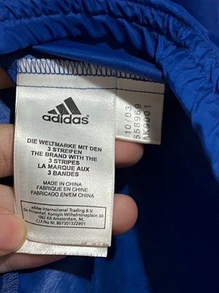 Chaqueta Adidas Azul y Negra