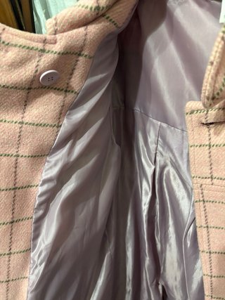 Chaquetón cuadros rosa niña 12-13 años