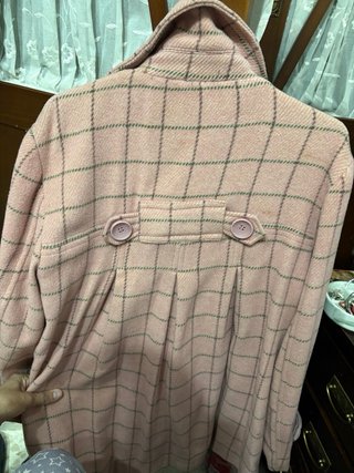 Chaquetón cuadros rosa niña 12-13 años