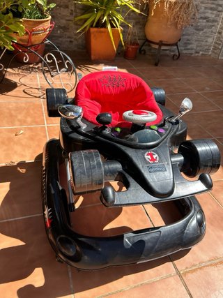 Correpasillos Coche F1 Negro y Rojo