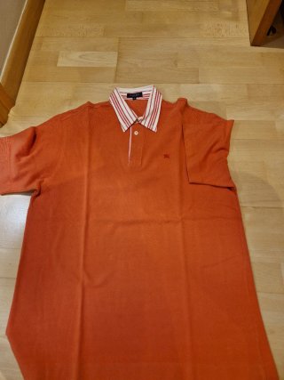 Polo Burberry Naranja Talla XL