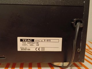 Pletina Reproductor Cassette HiFi TEAC V-615