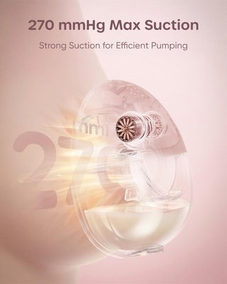 NULIIE JoyFlow Air sacaleches PPSU 4 insert Blanco