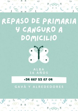 Clases repaso y canguro