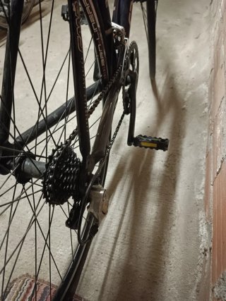 Bicicletta Cannondale R400 colore verdone/blu