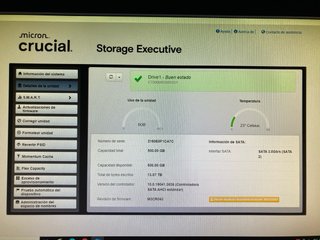 SSD Crucial 500 GB - 86%