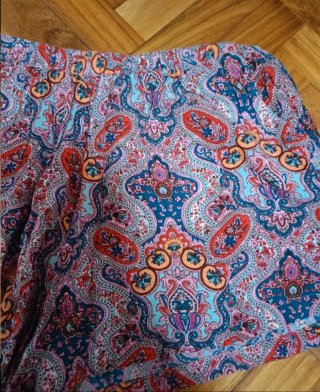 Pantalón corto natura estampado multicolor