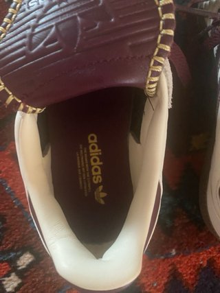 Adidas Samba Bianco/Borgogna.