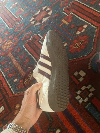 Adidas Samba Bianco/Borgogna.