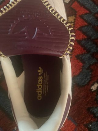 Adidas Samba Bianco/Borgogna.