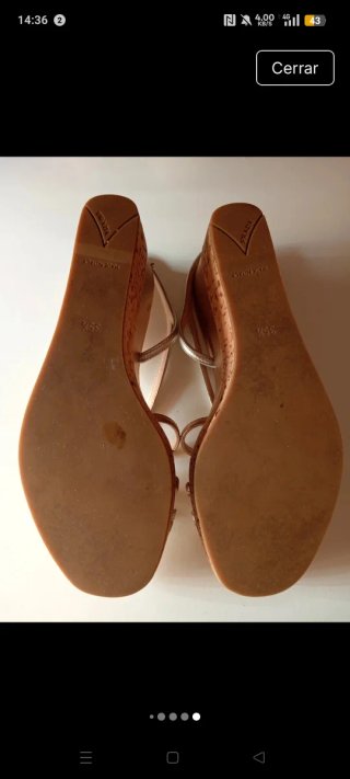 Sandalias By Prada Talla 35.5