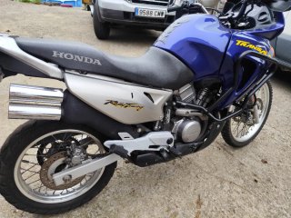 Honda Transalp Azul Plata
