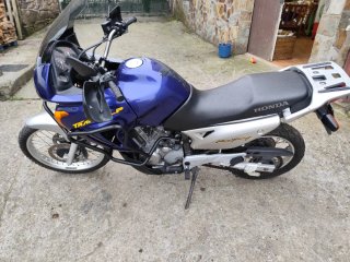 Honda Transalp Azul Plata