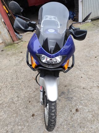 Honda Transalp Azul Plata