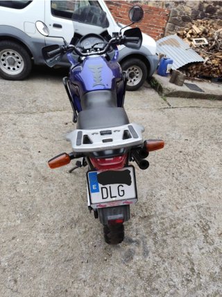 Honda Transalp Azul Plata