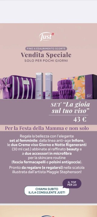 Set Regalo Just Festa della Mamma