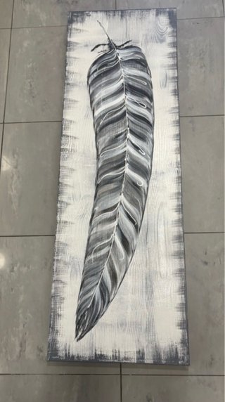 Cuadro decorativo madera tonos grises