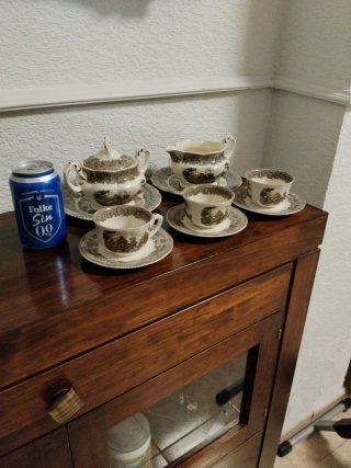Juego de café La Cartuja de Sevilla Pickman