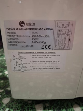 Aire Acondicionado Portátil Artrom