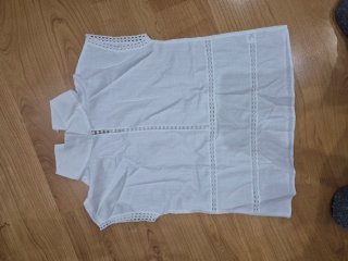 Blusa blanca verano nueva