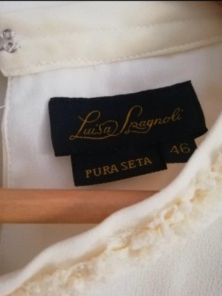 Blusa Luisa Spagnoli Seta panna