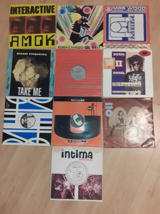 Lote Vinilos Dance, Electrónica.