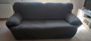 2 sofas de piel de 2 y 3 plazas