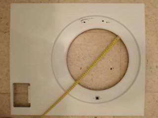 Panel frontal lavadora blanco
