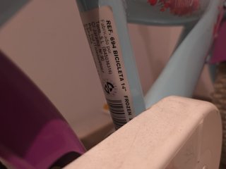 Bicicleta infantil Frozen