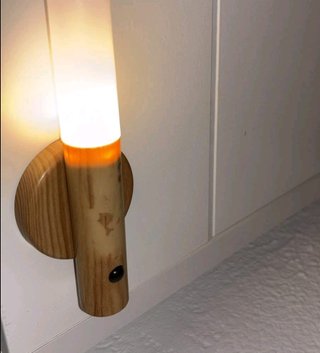 Lámpara pared magnética USB luz nocturna