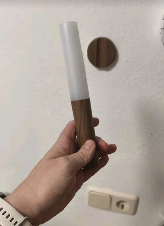 Lámpara pared magnética USB luz nocturna