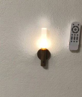 Lámpara pared magnética USB luz nocturna