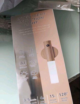 Lámpara pared magnética USB luz nocturna