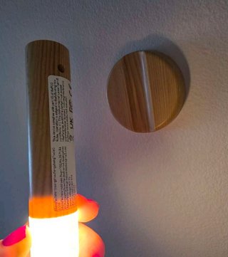 Lámpara pared magnética USB luz nocturna