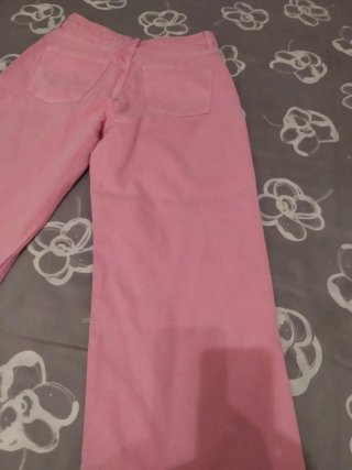 Jeans Zara rosa pesca