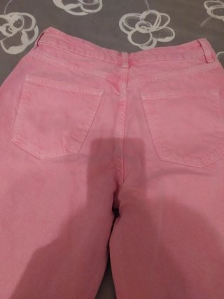 Jeans Zara rosa pesca