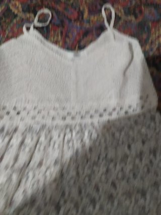 Mini abito pizzo bianco