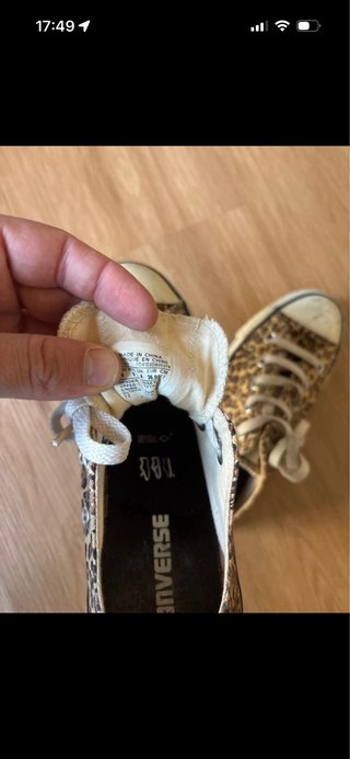 Converse All Star Donna Leopard Beige/Brown