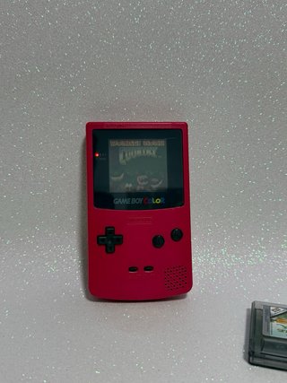 Nintendo Game Boy Color Roja ORIGINAL + 2 Juegos