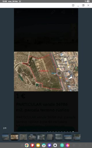 Terreno rústico 36786 m2 - PARTICULAR