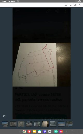 Terreno rústico 36786 m2 - PARTICULAR